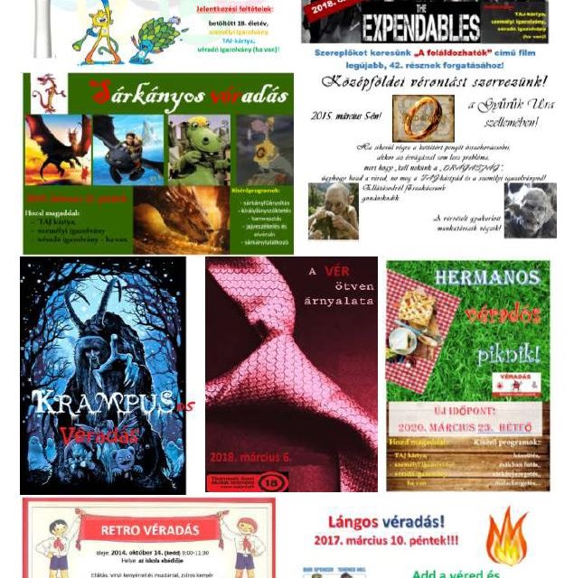 Köszönjük a véradást!