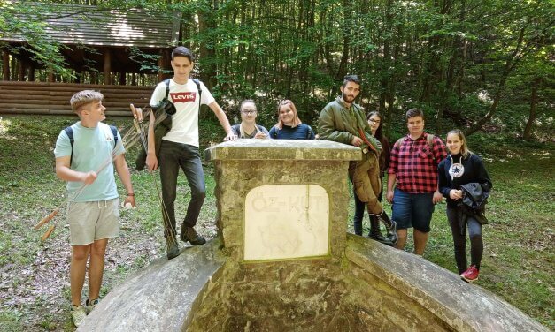 Szalonnasütéssel zárult a gyakorlat