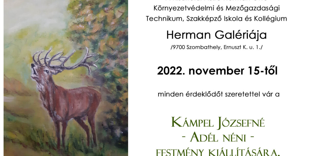 Kámpel Józsefné festmény kiállítása