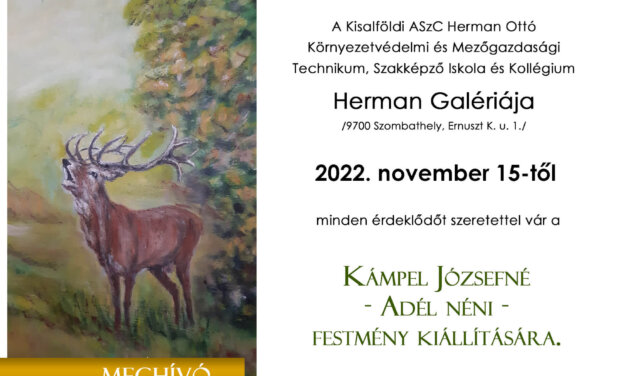 Kámpel Józsefné festmény kiállítása