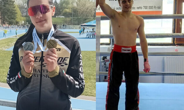 Sportágazatos diákjaink a szünetben sem pihentek  Kick – box és gyorsasági görkorcsolya aranyérem